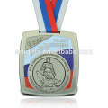 Seu próprio logotipo executar sua própria corrida maratona singapura medalha de metal 3d pewter antigo